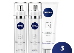 NIVEA Professional Bioxilift Anti Age Set 3tlg. – Tag + Nacht + Dekolleté Maske für 25,99€ inkl. Versand!