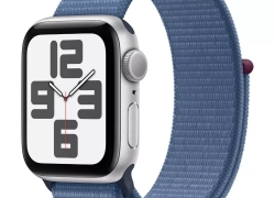 Apple Watch SE 2023 Sport Loop 40 mm Aluminium GPS silber/winterblau für 206,91€ inkl. Versand!