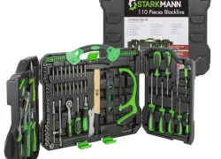 STARKMANN Blackline 110tlg. Premium-Werkzeugkoffer für 49,99€ inkl. Versand!