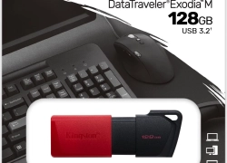 USB STICK 128GB USB 3.2 Kingston DataTraveler Exodia DTX/M USB-A 3.2 für 9,99€ inkl. Versand!