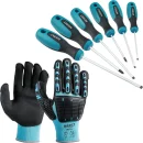 HAZET Schraubendreher Satz 6-teilig inkl. Mechaniker Handschuhe Größe L für 17,90€ inkl. Versand!