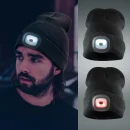 Strickmütze + LED Licht – Beanie Winter Mütze USB aufladbare Fahrrad Stirnlampe für 9,99€ inkl. Versand!