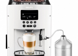 Krups Kaffeevollautomat Latte- und Cappuccino Maschine 15 bar, weiß für 239,90€ inkl. Versand!