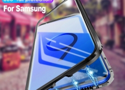 Samsung Galaxy S8 S9 S10 Plus 360° Magnet Glas Hülle Case für 8,99€ inkl. Versand!