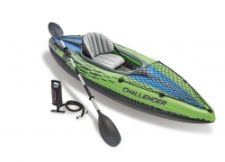 INTEX Kajak Challenger K1 Boot Set Schlauchboot Paddel Pumpe 274x76x33 cm für 97,90€ inkl. Versand!