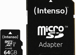 Intenso 64GB Micro SDXC Speicherkarte UHS-I professional 90 MB/s bulk für 6,49€ inkl. Versand!