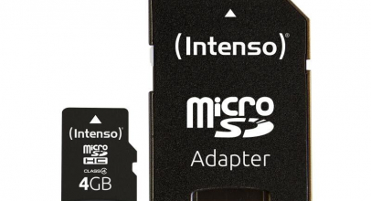 Intenso Micro sd SDHC 4 GB Speicherkarte Karte 4GB Class 4 inkl. SD Adapter für 2,79€ inkl. Versand!