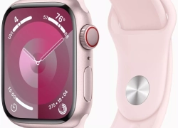 Apple Watch 9 Cell Alu Pink 41mm A2982, Pink Silicon Band für 319,90€ inkl. Versand!