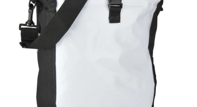 FISCHER Gepäckträgertasche Kurier Tasche 18 Liter Fahrradtasche wasserfest weiß für 14,99€ inkl. Versand!