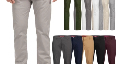 Rock Creek Herren Chinohose Basic Hosen Regular Fit RC-2440 für 29,90€ inkl. Versand!