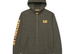 CAT Zip Hoodie Banner Kapuzenjacke oliv Herren bequem robust alttagstauglich für 29,90€ inkl. Versand!