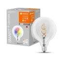 LED Smart+ Spiral Filament G125 Globe 4,5W =30W E27 klar RGBW 2700K Dimmbar WiFi für 6,99€ inkl. Versand!