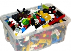 1kg LEGO ca.700 Teile LEGO Kiloware Platten Räder Sonderteile Steine gebraucht für 26,79€ inkl. Versand!
