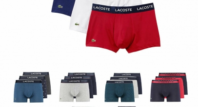 Lacoste Herren Retropants Trunk 3er Pack New Shorts verschiedene Farben für 29,90€ inkl. Versand!