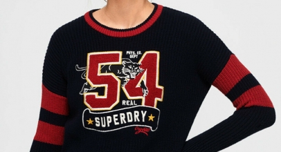 Superdry Varsity Damen Pullover mit Rippmuster für 34,95€ inkl. Versand!
