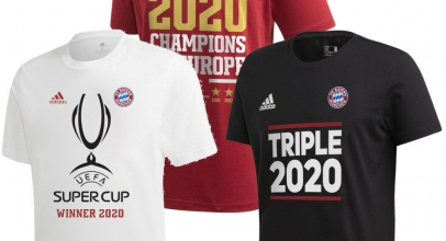 adidas Bayern München Super Cup Champions League Sieger Triple 2020 T-Shirt für 22,99€ inkl. Versand!
