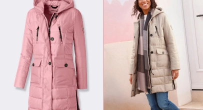 Mantel Damen Steppmantel mit Kapuze wärmend für 49€ inkl. Versand!