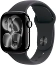Apple Watch 11 GPS Alu Jetblack 42mm Black Silicon Band für 299,70€ inkl. Versand!