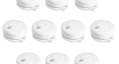 10er Set Rauchmelder inkl. AAA Batterien für 9,99€