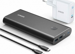 Anker PowerCore+ 26800 mAh PD 45W Powerbank mit 60W PD Ladegerät MacBook Air für 110,49€ inkl. Versand!