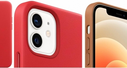 Apple OEM iPhone 12 mini Leder Case mit MagSafe 5,4 Zoll Cover Hülle Schutz für 22,41€ inkl. Versand!