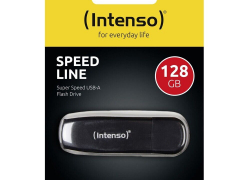 Intenso USB Stick 128GB Speicherstick Speed Line USB 3.2 schwarz für 7,77€ inkl. Versand!