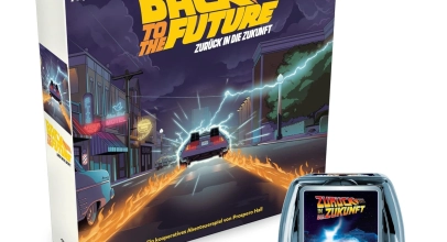 Zurück in die Zukunft 2er Spiele Bundle Brettspiel Quiz Marty McFly DeLorean für 23,49€ inkl. Versand!