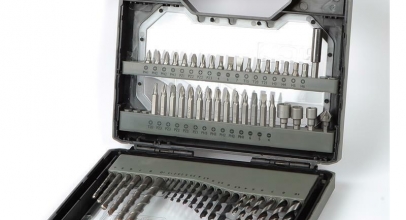 JCB Profi Bohrer- und Bit Set 61tlg. Holz, Stein Metallbohre, Senker, Stecknüsse für 14,99€ inkl. Versand