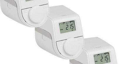 Eqiva Model Q 3er Set Elektronischer Heizkörperthermostat mit Click-on-Adapter für 24,95€ inkl. Versand!