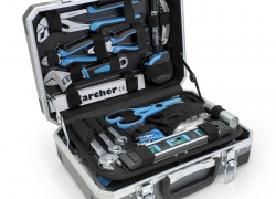 Karcher Werkzeugkoffer 114-teiliges Werkzeug-Set mit Hammer Schraubendreher uvm. für 79,99€ inkl. Versand!