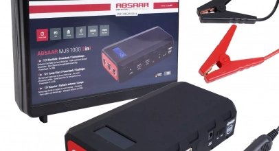 Absaar 1000A 12V Auto Starthilfe Jump Starter KFZ Ladegerät Booster + Power-Bank für 39,99€ inkl. Versand!