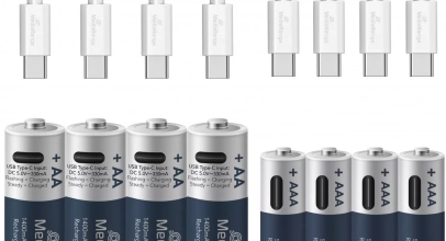 8er Pack (4x AA und 4x AAA) Mediarange Akku mit USB-C Anschluss Li-Ion Ladekabel für 18,99€ inkl. Versand!