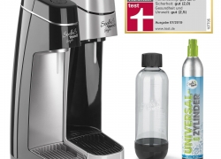 Trinkwassersprudler Soda Trend Style + PET-Flasche + CO2-Zylinder für 69,99€