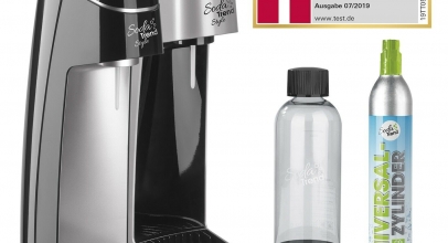 Trinkwassersprudler Soda Trend Style + PET-Flasche + CO2-Zylinder für 69,99€