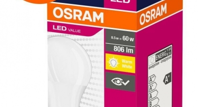 10er-Pack Osram LED VALUE A60 E27 8.5W 2700K Warmweiß LED Lampe 60W für 17,98€ inkl. Versand!