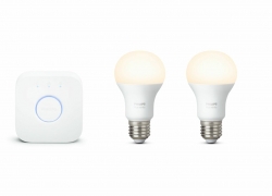 PHILIPS Hue White Starter Kit 2 x E27 Lampen + Hue Bridge für 44,96€ inkl. Versand!