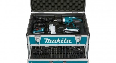 Schrauber Makita DF457DWEX6 2×1,3 Ah + 102 tlg Zub. + Koffer für 199,95€ inkl. Versand!