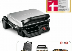 Tefal 3in1 Kontaktgrill Tischgrill mit Überbackfunktion 2000W Edelstahl für 77,77€ inkl. Versand!