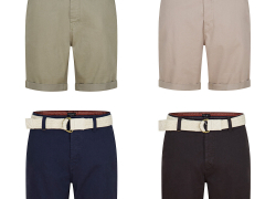 DENIMFY Kurze Hosen Herren mit Gürtel DFLio Regular Fit Chino Shorts Sommerhose für 29,99€ inkl. Versand!