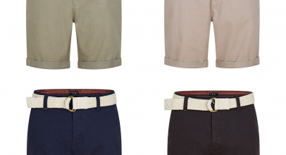 DENIMFY Kurze Hosen Herren mit Gürtel DFLio Regular Fit Chino Shorts Sommerhose für 29,99€ inkl. Versand!