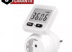Walter digitaler Steckdosenadapter mit Stromzähler weiß Schuko für 9,99€ inkl. Versand!