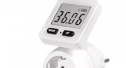 Walter digitaler Steckdosenadapter mit Stromzähler weiß Schuko für 9,99€ inkl. Versand!