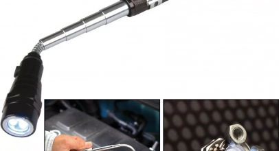 LED Teleskop Taschenlampe Schwanenhals Magnet Flex Arbeits-Leuchte Werkzeug für 6,66€ inkl. Versand!