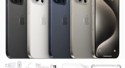 Apple iPhone 15 Pro – 128 256 512 1TB – Titan Schwarz Weiß Natur Blau – XXL Set – Refurbished ab 487,60€ inkl. Versand!