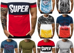 OZONEE Herren T-Shirt Kurzarm mit Motiv oder Aufdruck Rundhals für 9,45€ inkl. Versand