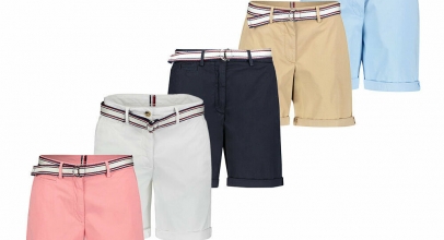 Tommy Hilfiger Damen Bermuda Slim Fit verschiedene Farben für 69,90€ inkl. Versand!
