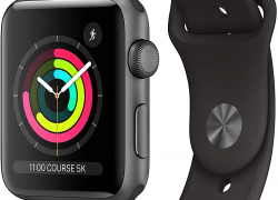 Apple Watch Series 3 grey GPS WiFi 42mm Aluminium Retina Display Herzsensor für 149€ inkl. Versand!