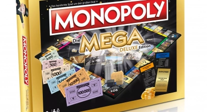 Monopoly – Mega Deluxe Brettspiel Gesellschaftsspiel Luxusausgabe Megaedition für 46,70€ inkl. Versand!