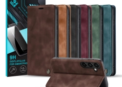 Handy Hülle für Samsung Galaxy A17 A16 A15 A14 5G Cover Klapphülle Case 9H Glas für 9,99€ inkl. Versand!