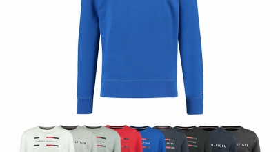 Tommy Hilfiger Herren Sweatshirt Logo-Print verschiedene Farben für 59,90€ inkl. Versand!